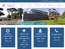 Tablet Screenshot of greystonesmedicalcentre.ie